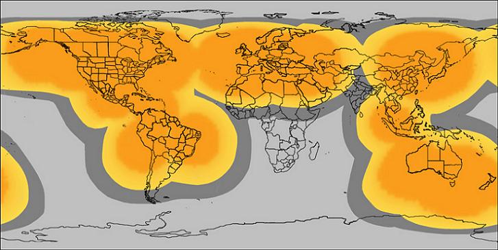 SPOT - Satellite Personal Tracker - Attuale Copertura