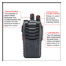 EGS-BF-888S - Ricetrasmittente Portatile VHF/UHF 5 Watt CTCSS/DCS