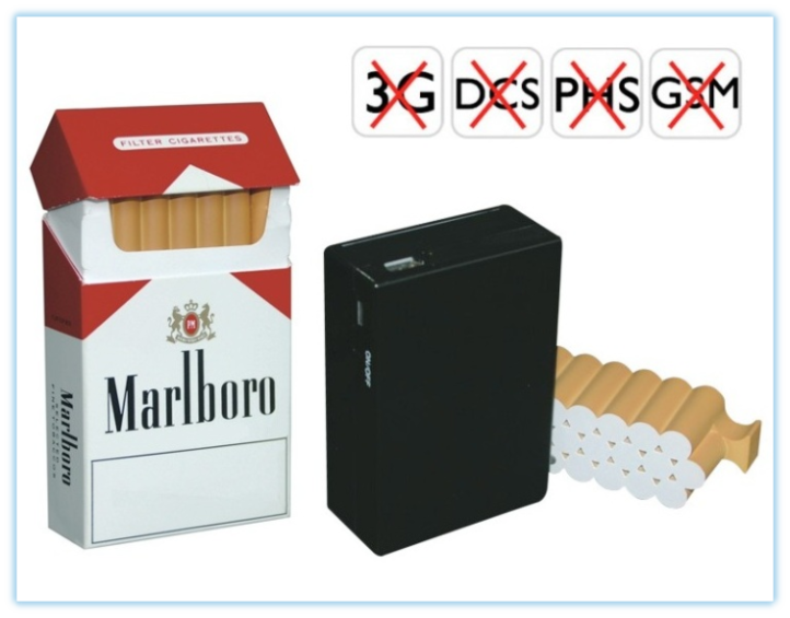 EGS-CigaretteBox - Jammer 3G/GSM/CDMA/DCS/UMTS Portatile